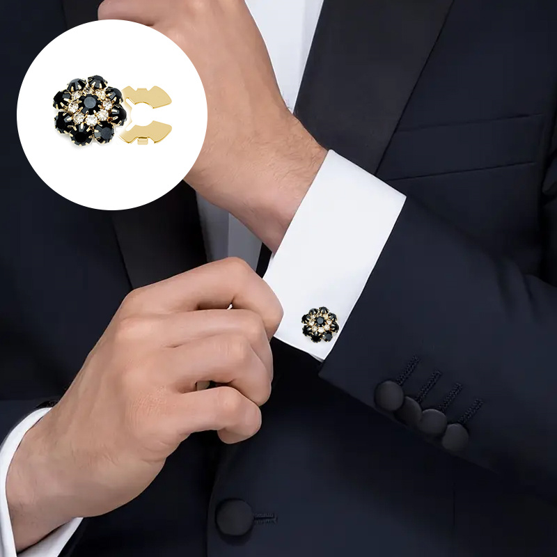 Shirt Button Box Rhinestone Bu - Flower Frog Pin のレビューと価格