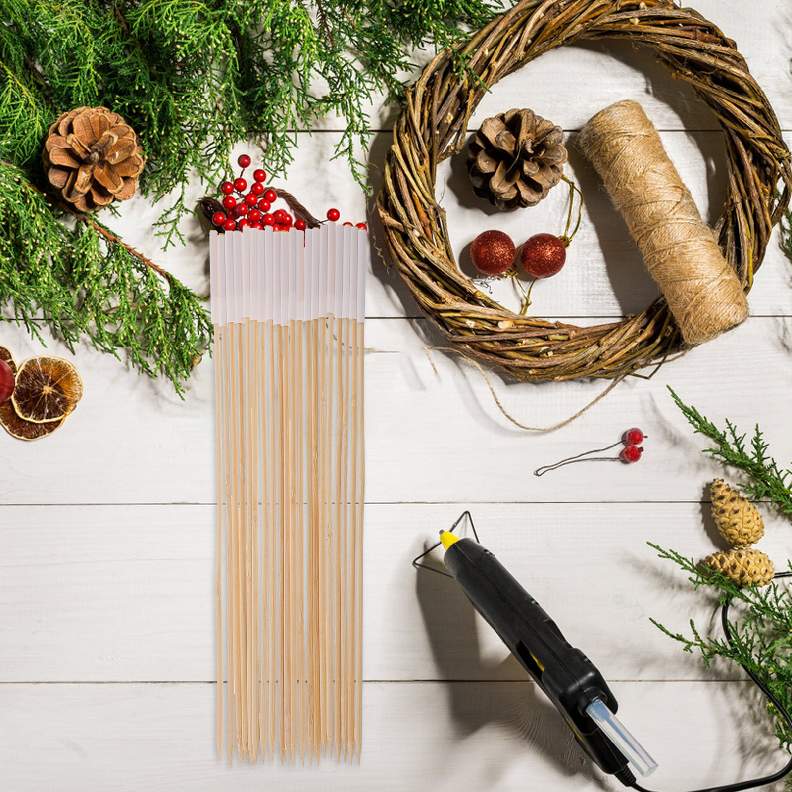 20Pcs DIY Bamboo Sticks Floral - Florist Supply Shop のレビューと価格