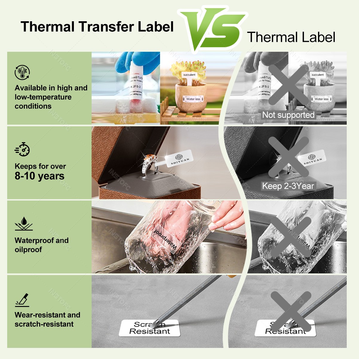 15mm Mini Portable Thermal Tra - Ribbon Wired Satin のレビューと価格