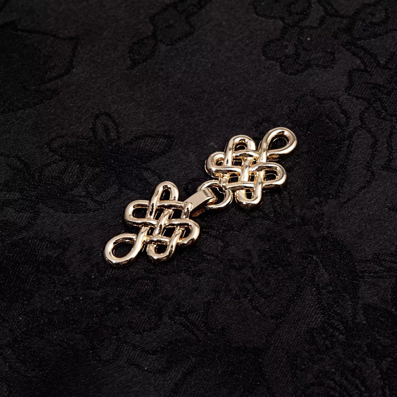 5pcs Retro Metal Button Sweate - Flower Frog Pin のレビューと価格