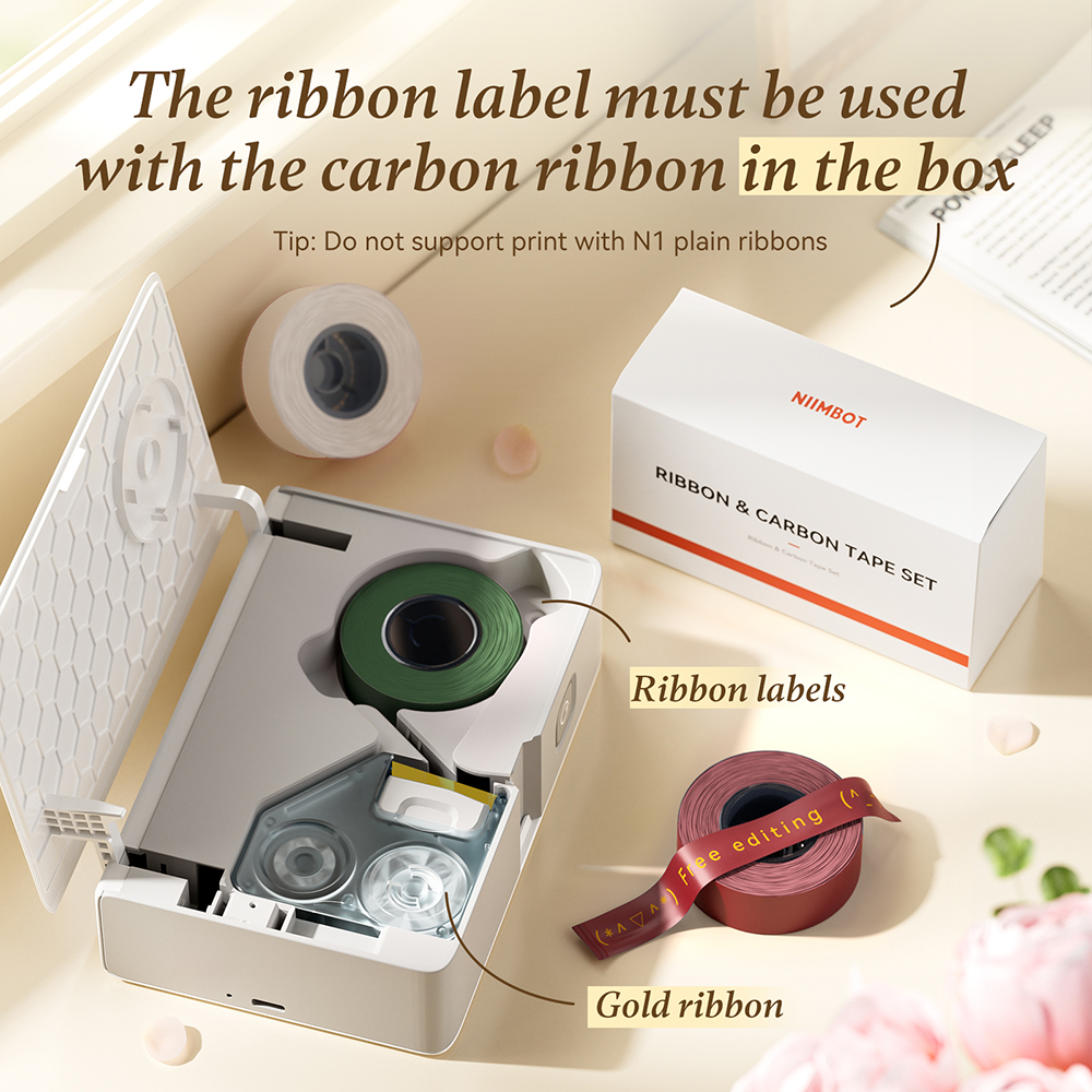 Niimbot Mini Satin Ribbon Tape - Ribbon Wired Satin のレビューと価格
