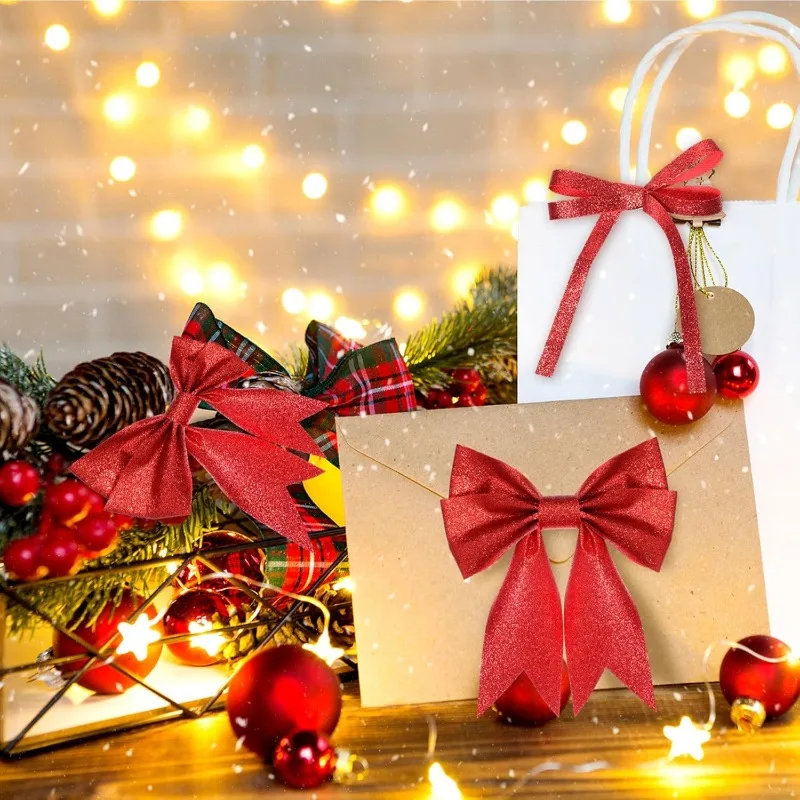 5/7/10 Yards Christmas Decorat - Ribbon Wired Satin のレビューと価格