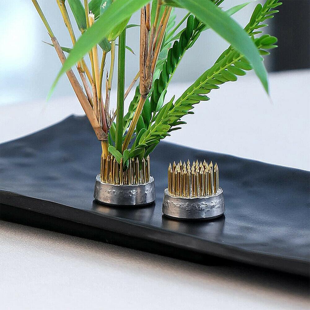 Round Ikebana Flower Frog With - Flower Frog Pin のレビューと価格
