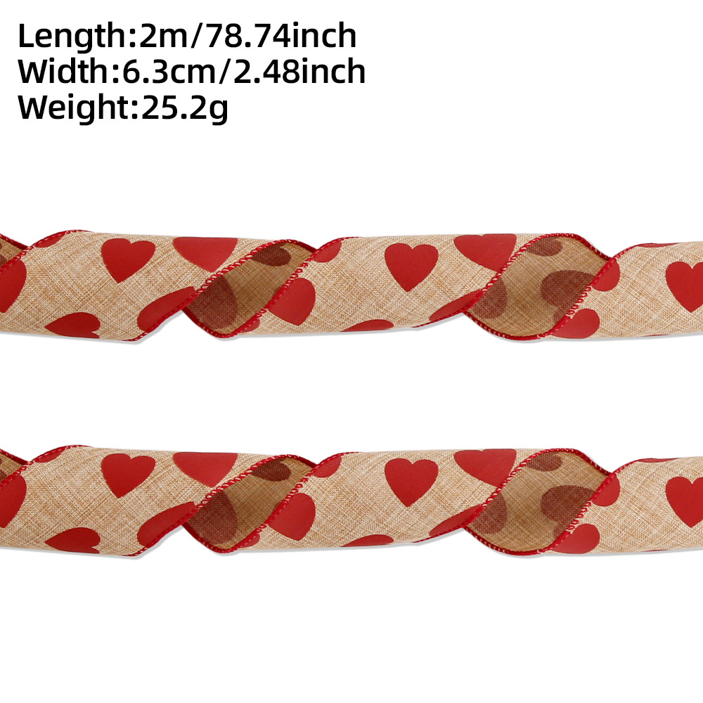 Valentine's DIY Gift Box Ribbo - Ribbon Wired Satin のレビューと価格