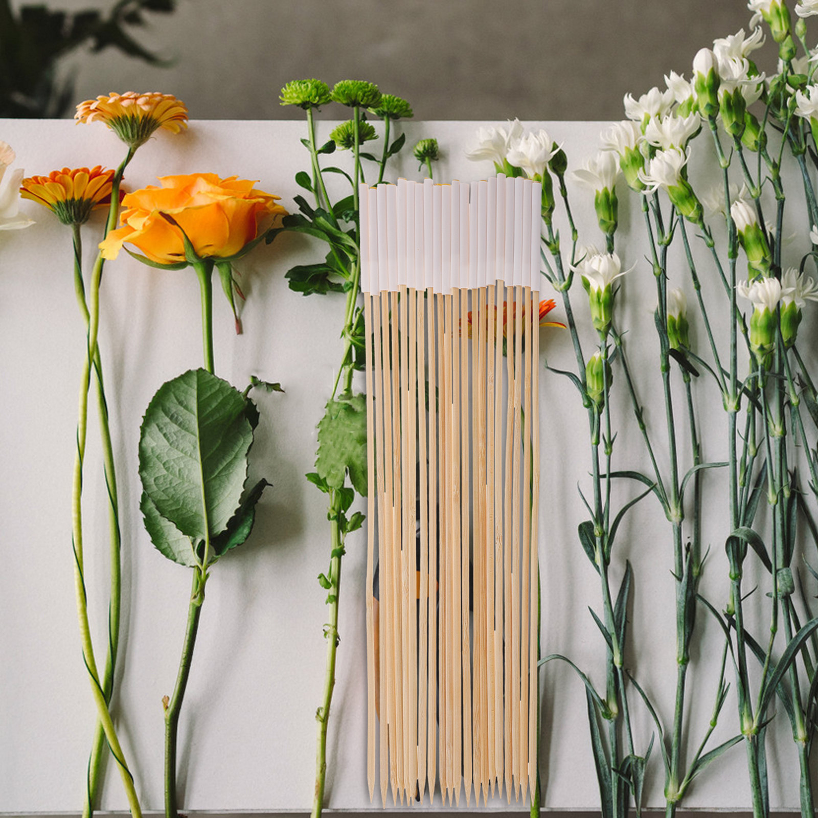 20Pcs Floral Stem DIY Bamboo C - Florist Supply Shop のレビューと価格