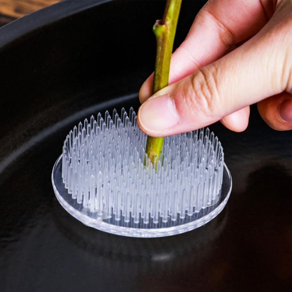 2PCS Round Ikebana Plastic Flo - Flower Frog Pin のレビューと価格