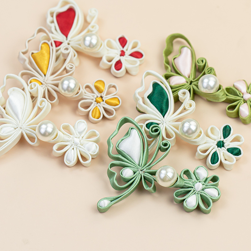 Chinese Frog Closures Butterfl - Flower Frog Pin のレビューと価格