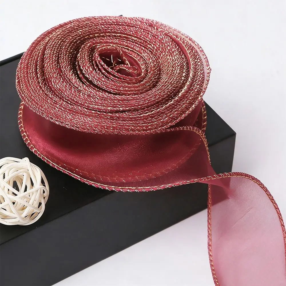 4cm Width Organza Ribbon 10 Ya - Ribbon Wired Satin のレビューと価格