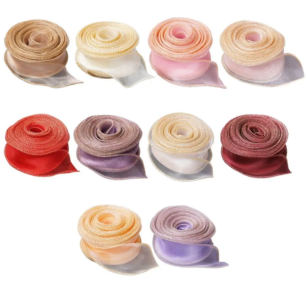 4cm Width Organza Ribbon 10 Ya - Ribbon Wired Satin のレビューと価格