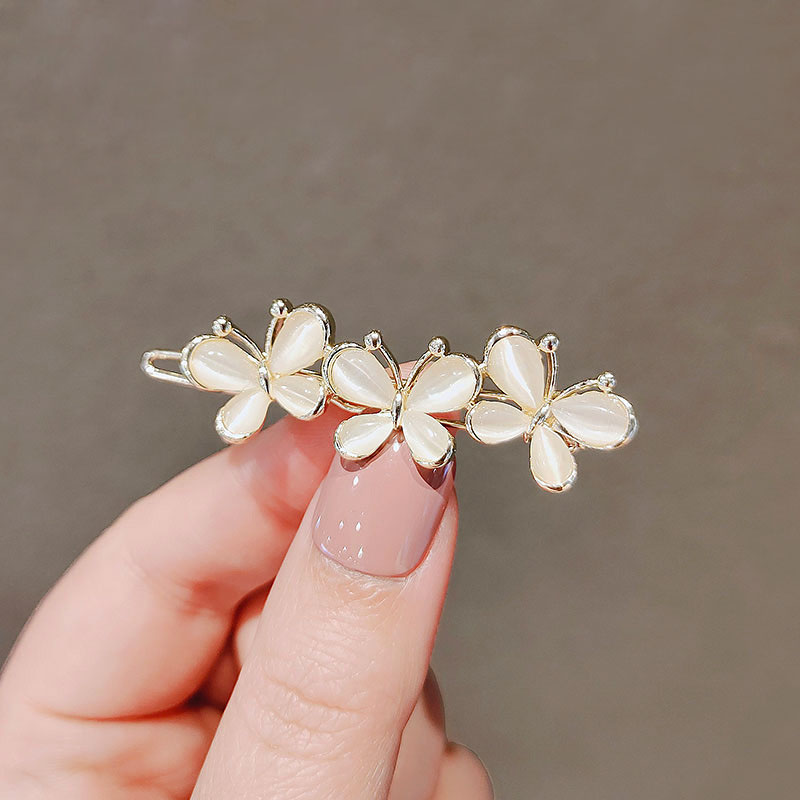 Pearl Hairpins Frog Buckle Hai - Flower Frog Pin のレビューと価格