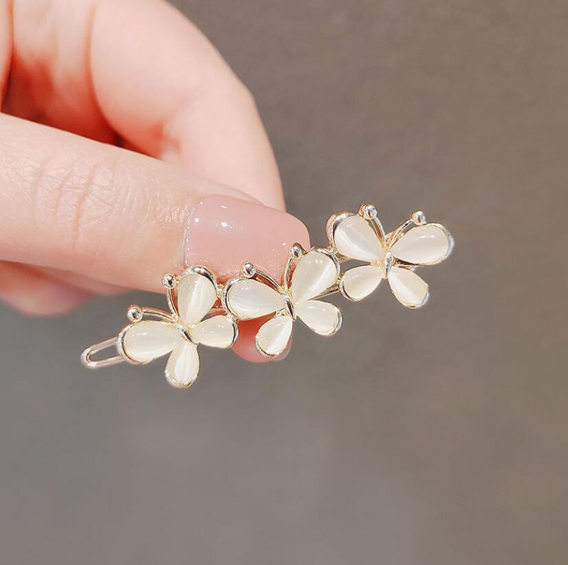 Pearl Hairpins Frog Buckle Hai - Flower Frog Pin のレビューと価格
