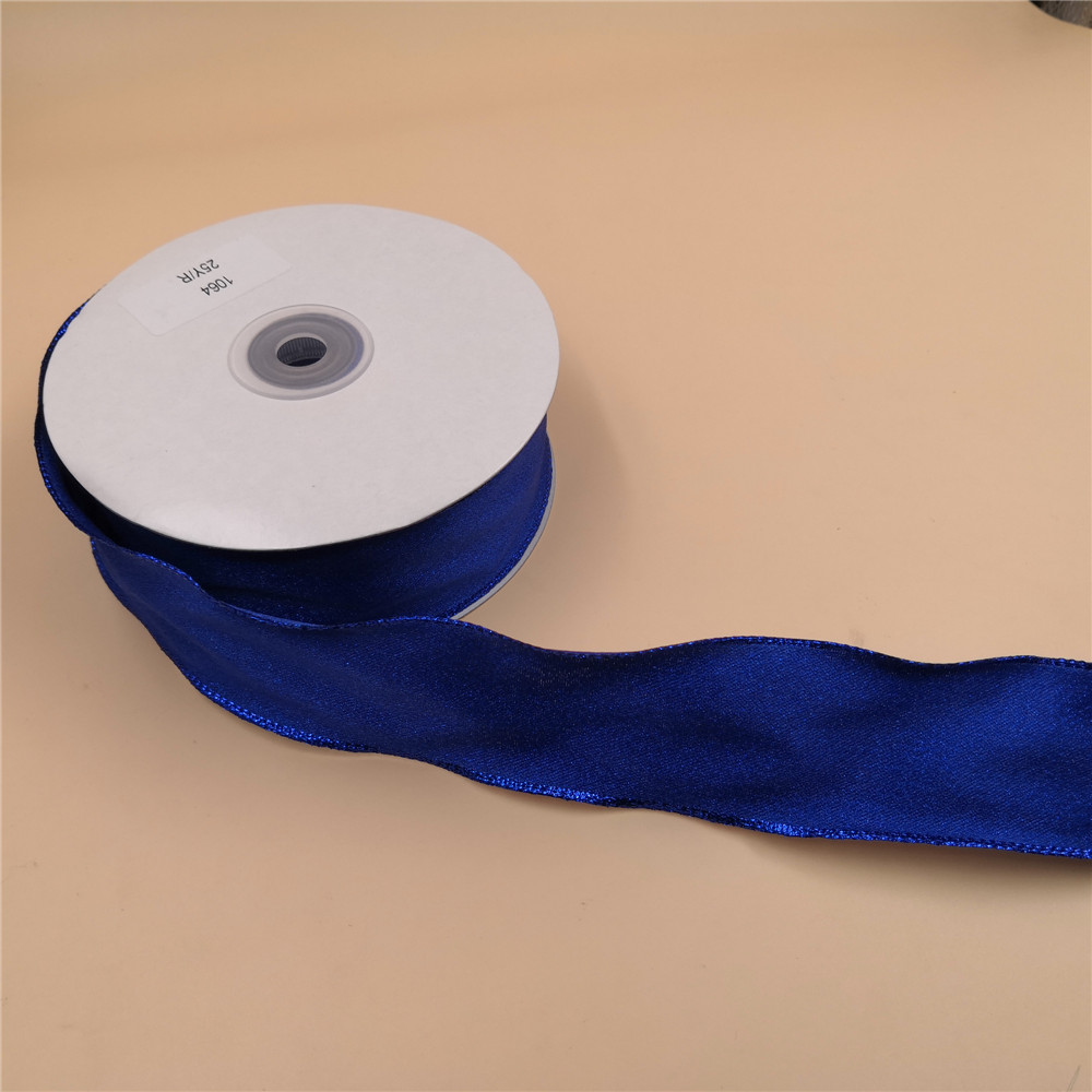 38mm X 25yards Wired Royal Blu - Ribbon Wired Satin のレビューと価格
