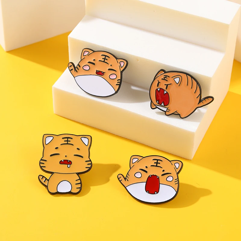 4-5PCS/SET Animal Enamel Pin B - Flower Frog Pin のレビューと価格