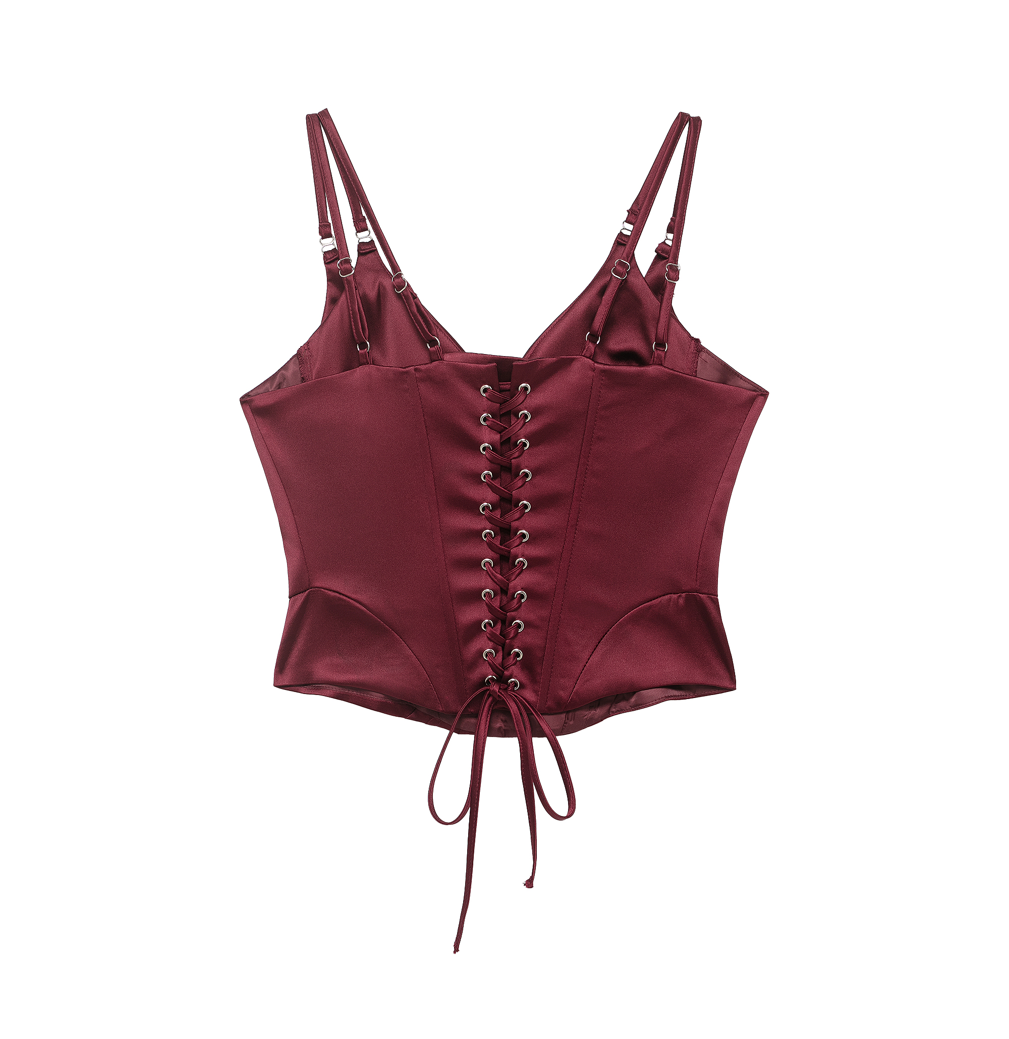 3 colors Sexy Satin With Chest - Ribbon Wired Satin のレビューと価格