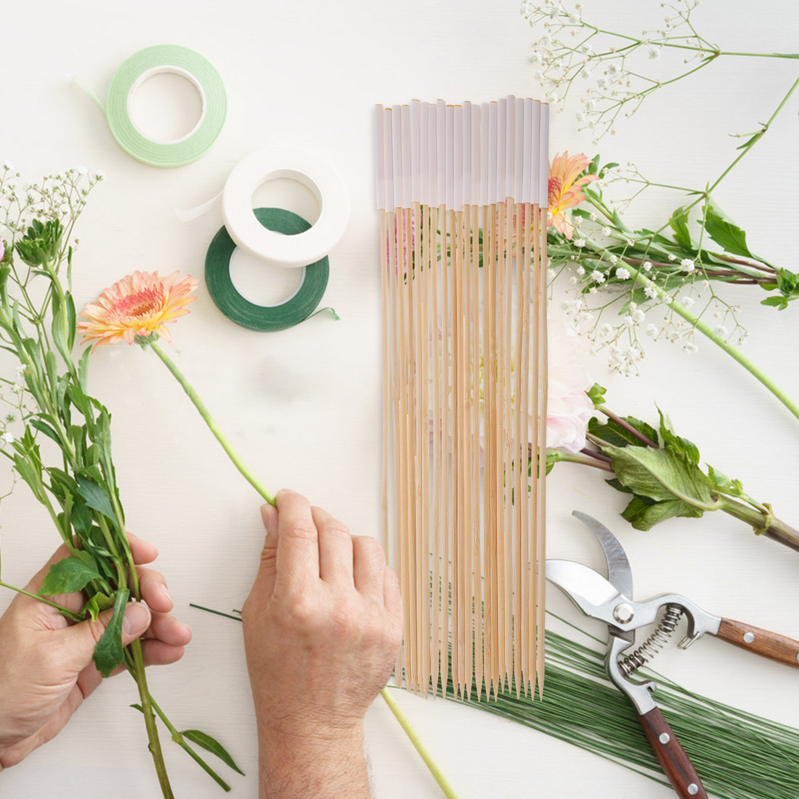 20Pcs Bamboo Craft Sticks DIY  - Florist Supply Shop のレビューと価格